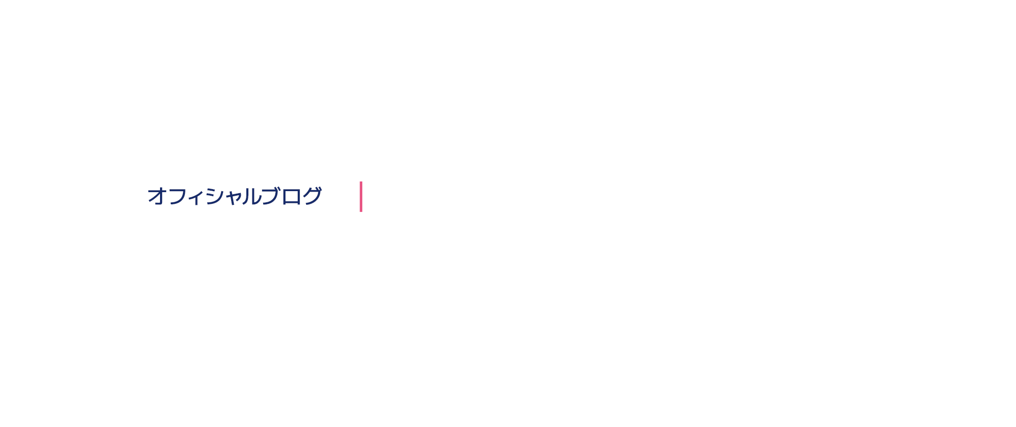 オフィシャルブログ